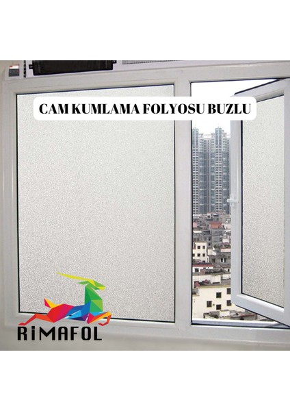 Cam Kumlama Folyosu Buzlu Cam filmi 75CM X2METRE