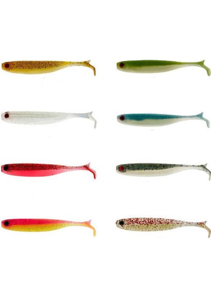 Mezashi Z-Tail Minnow Silikon Yem 9cm 6 Adet