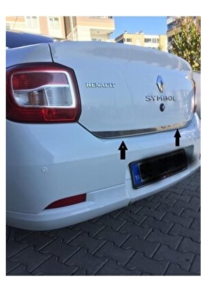 Renault Clio 4 Symbol Krom Alt Bagaj Çıtası 2013 Üzeri P.çelik