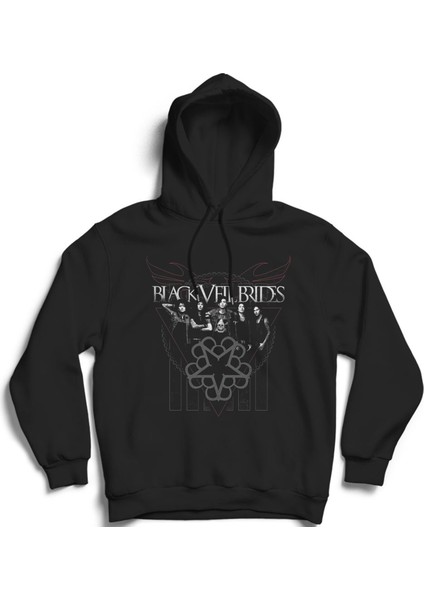 Black Veil Brides, V79 Rock Metal Müzik Grubu Kapüşonlu Sweatshirt Hoodie