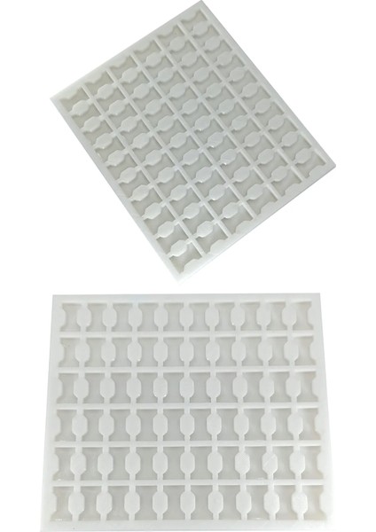 Minyatür Özel Üretim Parke Kilit Taşı Silikon Kalıp (1,8*1,2*0,6cm)