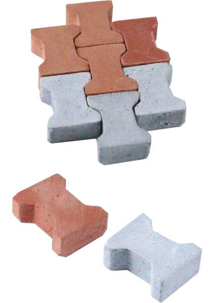 Minyatür Özel Üretim Parke Kilit Taşı Silikon Kalıp (1,8*1,2*0,6cm) modelleri