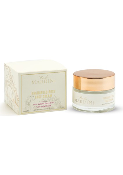 Doğal Gül Yüz Kremi 50 ml