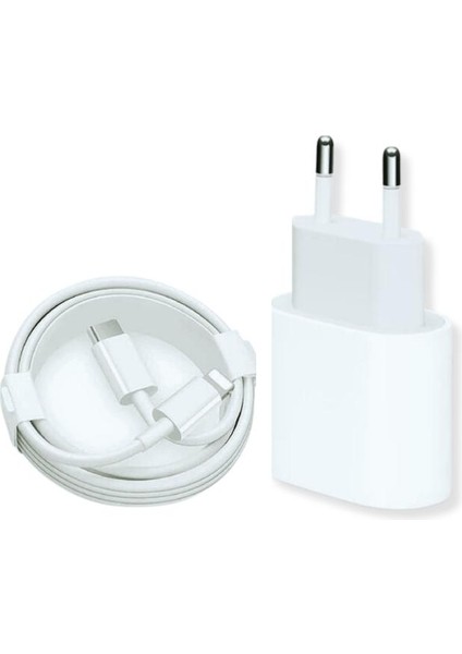 Apple iPhone 20W Hızlı Şarj Özellikli Usb-C Power Güç Adaptör ve Kablosu Iphone Şarj Adaptörü