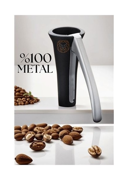 6 Adet Metal Ceviz Fındık Badem Kırıcı Sıkacağı Tirabassi Design
