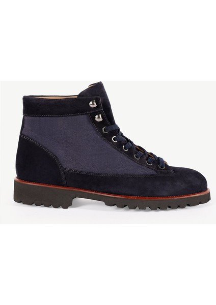 Retro Kalın Tabanlı Deri Bot