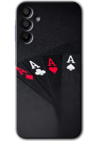 Samsung Galaxy A15 Kılıf Hd Desen Baskılı Kılıf + Kırılmaz Cam - Full As