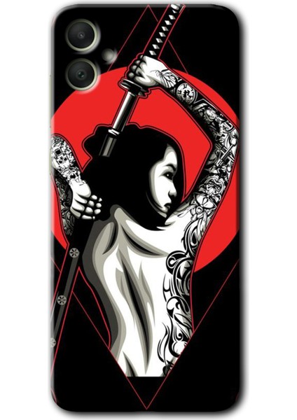 Samsung Galaxy A05 Kılıf Hd Desen Baskılı Kılıf - Samurai Girl