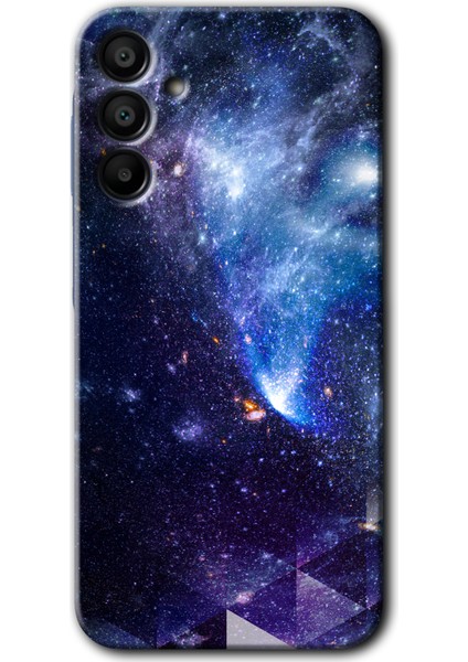 Samsung Galaxy A15 Kılıf Hd Desen Baskılı Kılıf - Galaksi