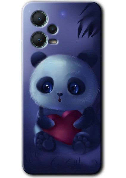 Xiaomi Redmi Note 12 5g Kılıf Hd Desen Baskılı Kılıf - Bebek Panda
