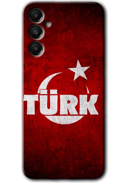 Samsung Galaxy A05S Kılıf Hd Desen Baskılı Kılıf + Kırılmaz Cam - Ayyıldız Türk