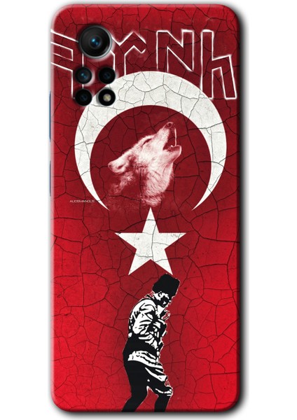 Xiaomi Redmi Note 12 Pro 4g Kılıf Hd Desen Baskılı Kılıf - Bozkurt Atam
