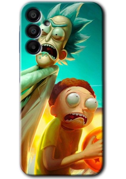 Samsung Galaxy A15 Kılıf Hd Desen Baskılı Kılıf - Rick Morty