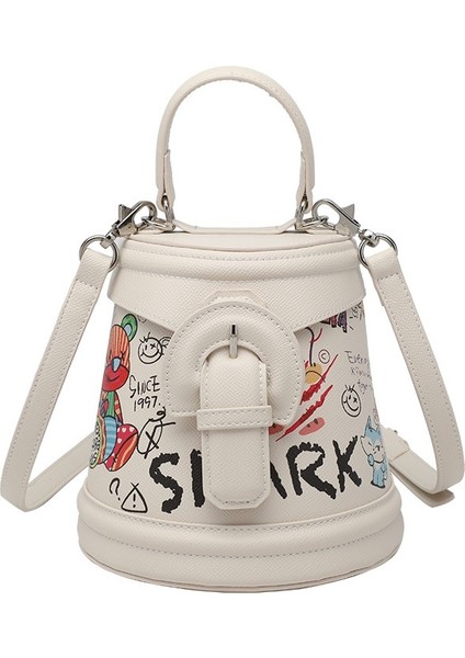 Hblhc Graffiti Kova Omuz Messenger Çanta (Yurt Dışından)