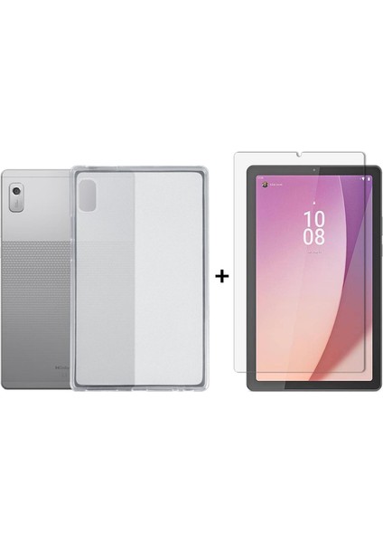 Lenovo Tab M9 9.0 Inç 2023 (TB-310FU/ TB-310FX) Uyumlu Şeffaf Silikon Kılıf