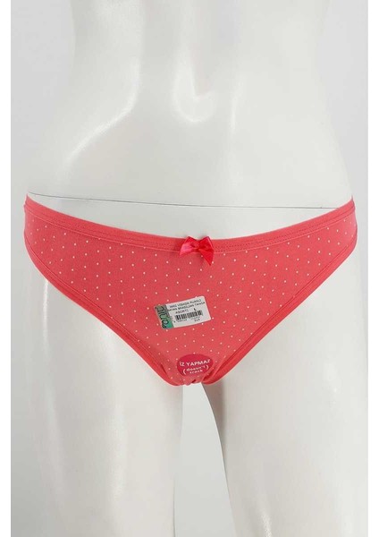 Kadın Viskon Puanlı Brazilian Tanga 4' Lü Külot