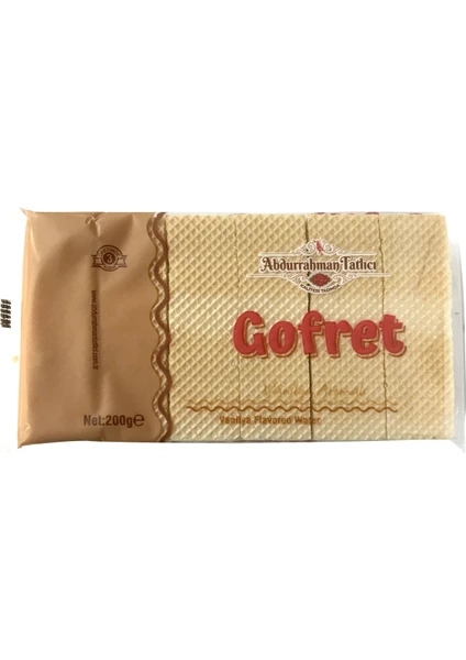 Abdurrahman Tatlıcı Gofret Vanilyalı 200 gr 5 Li