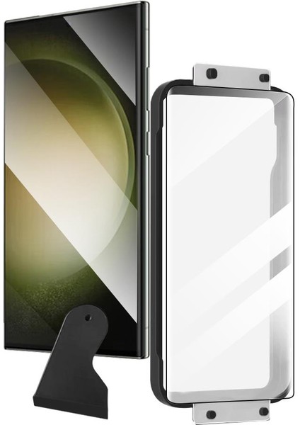 Samsung Galaxy S23 Ultra Zore Hizalama Aparatlı Estek Easy Body Ekran Koruyucu