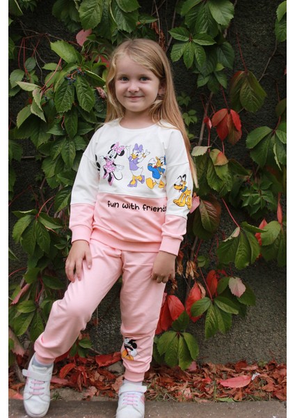 Disney Baskılı Kız Eşofman Takımı