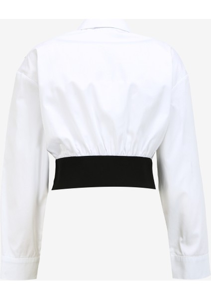 Beyaz Kadın Crop Gömlek F3WL-GML W20 fiyatları