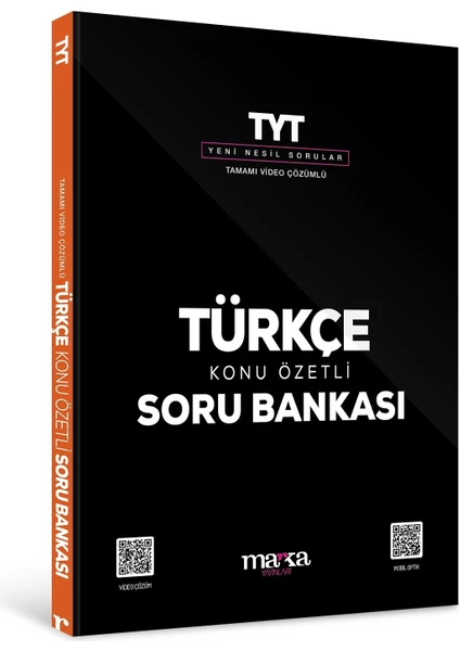 Marka Yayınları 2025 TYT Türkçe Konu Özetli Soru Bankası Tamamı Video Çözümlü