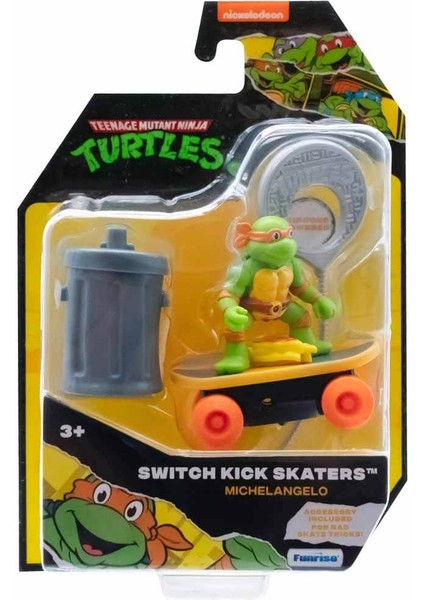 Tmnt Switch Kick Skaters Figür TU812001 - Michelangelo