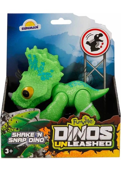 Shake N Snap Dinozor - Yeşil