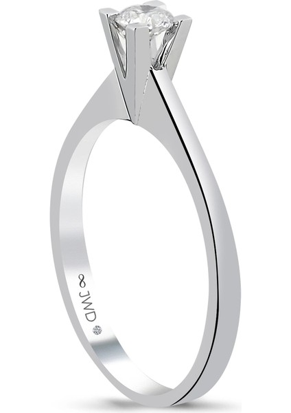 0.22 Ct F-G Si 2.12 gr 14 K Jwd Tek Taş Yüzük fiyatları