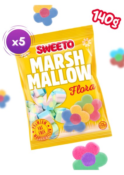 Marshmallow Flora 140GR x 5