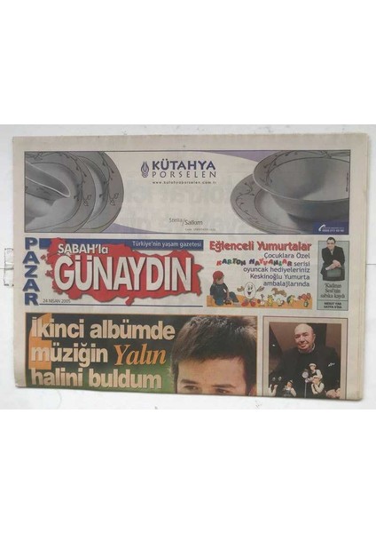 Sabah Günaydın Gazetesi 24 Nisan 2005 - Bir Gecede 1.5 Trilyon Harcadılar GZ8272