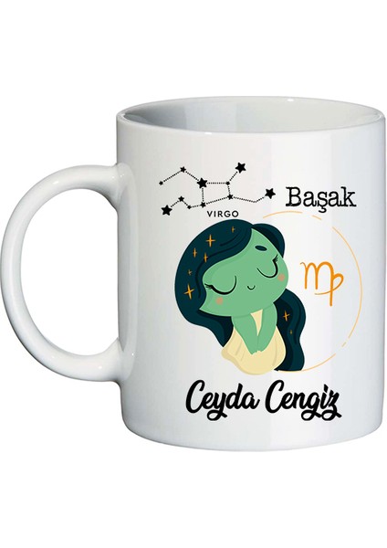 Başak Burcuna Hediye Isimli Kupa Bardak