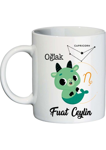 Oğlak Burcuna Hediye Isimli Kupa Bardak