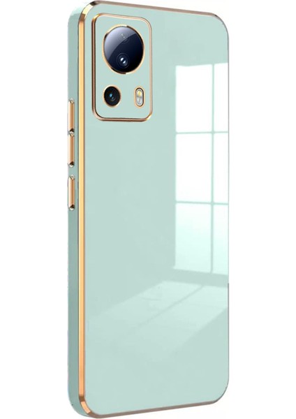 Xiaomi Mi 13 Lite Kılıf Olive Plated Yeşil