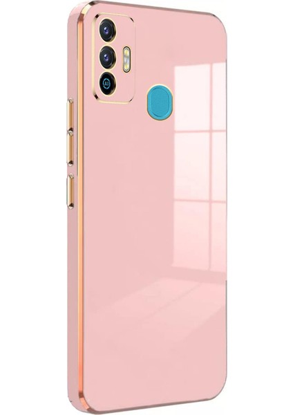 Tecno Spark 7t Kılıf Olive Plated Pembe
