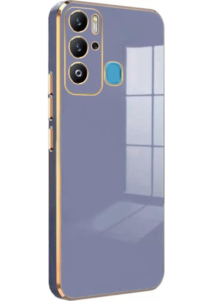 Tecno Pova Neo Kılıf Olive Plated Lavanta Grisi