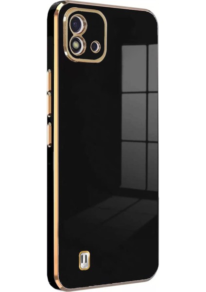 Realme C11 2021 Kılıf Olive Plated Siyah