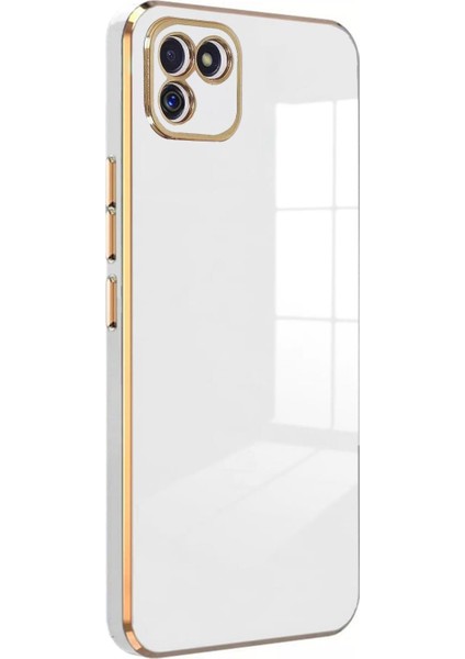 Realme C11 Kılıf Olive Plated Beyaz