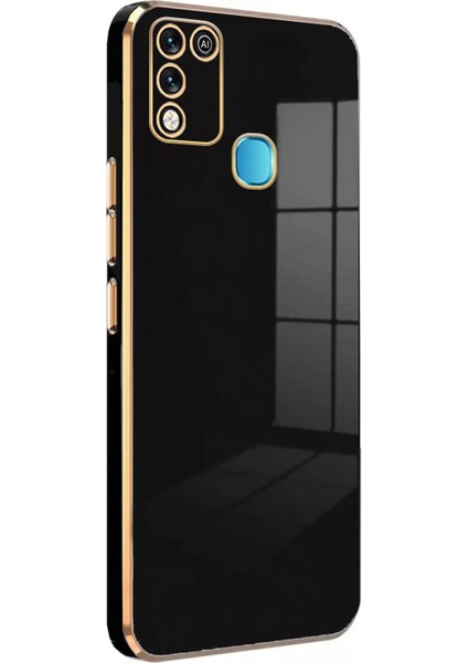 Infinix Hot 10 Play Kılıf Olive Plated Siyah