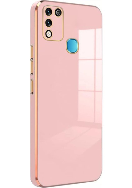 Infinix Hot 10 Play Kılıf Olive Plated Pembe