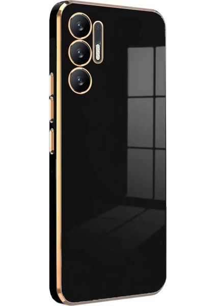 Tecno Pova 3 Kılıf Olive Plated Siyah