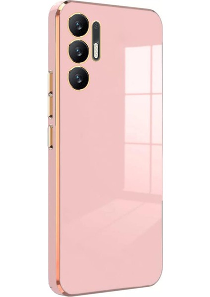 Tecno Pova 3 Kılıf Olive Plated Pembe