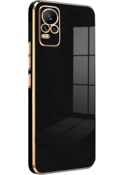 Vivo V21E Kılıf Olive Plated Siyah