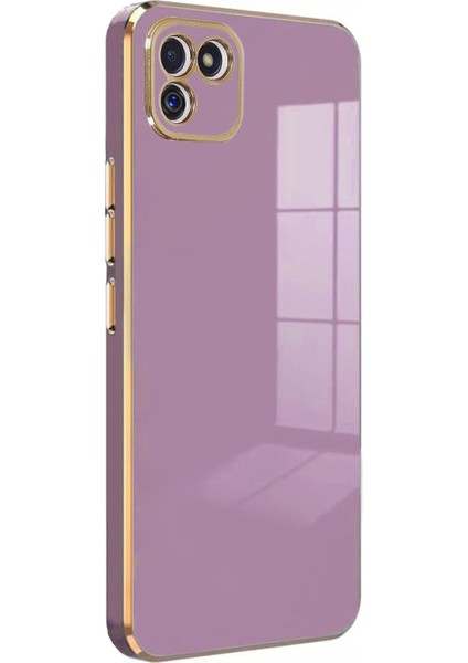 Realme C11 Kılıf Olive Plated Lila