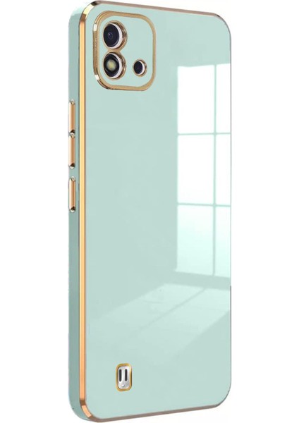 Realme C11 2021 Kılıf Olive Plated Yeşil