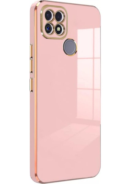 Realme C25S Kılıf Olive Plated Pembe