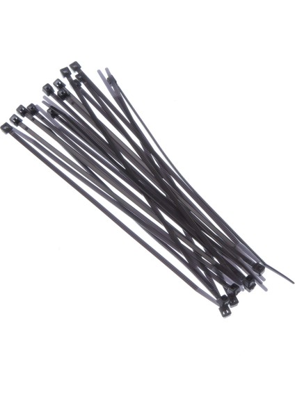 Kablo Bağı Cırt Kelepçe 140 mm x 2.5 mm Siyah 20 Adet
