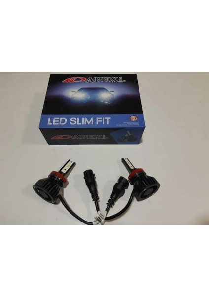 H7 LED Xenon Slim 6000K Beyaz Şimşek Etkili
