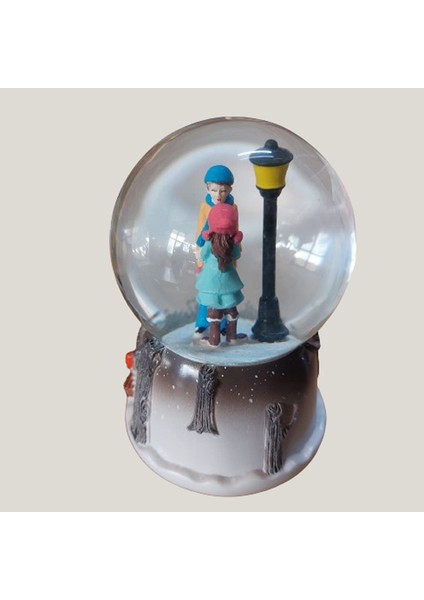 Sevgiliye Romantik Işıklı ve Müzikli Kar Küresi Küçük Boy modelleri