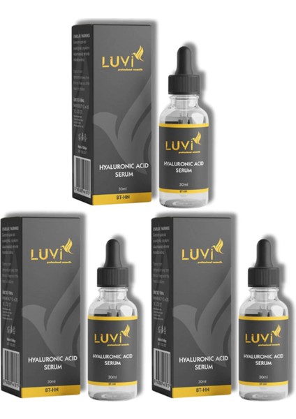 Yoğun Nemlendirici Ve Dolgunlaştırıcı Serum Hyaluronic Asid 3 Lü Set (30ml+30ml+30ml)