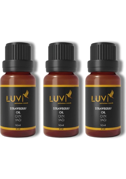 Çilek Yağı 3 Lü Set (50ml+50ml+50ml)